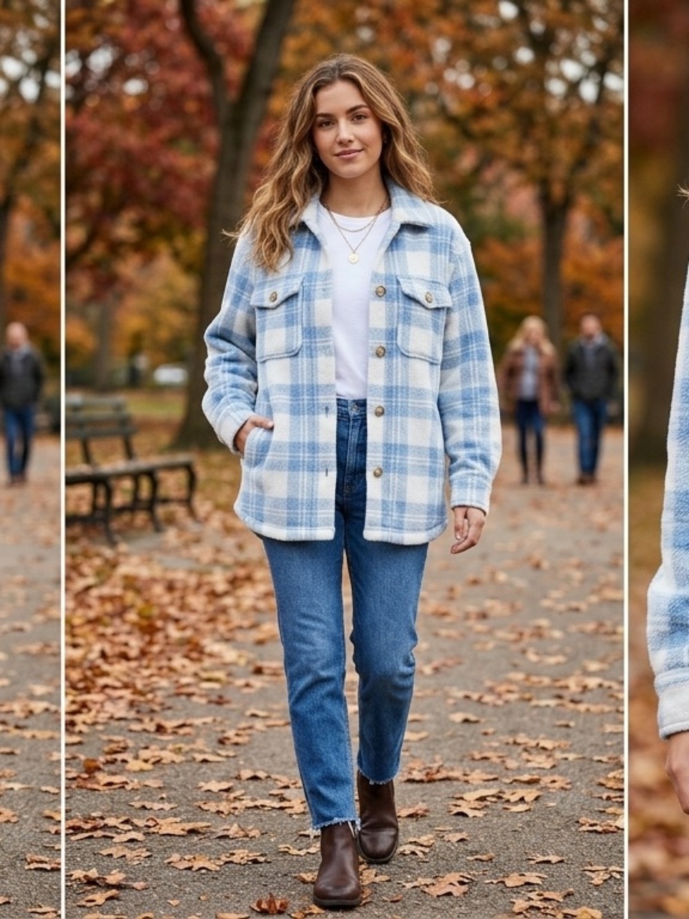 🩵 NWOT Member’s Mark Plaid Shacket | Size Medium